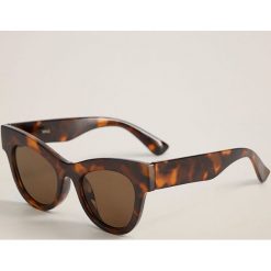 Mango - Okulary przeciwsłoneczne Jules. Brązowe okulary przeciwsłoneczne damskie Mango. Za 69,90 zł.