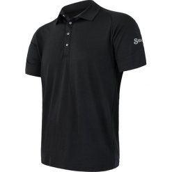 Sensor Merino Active Męska Koszulka Polo z krótkim rękawem, czarna, XL. Czarne koszulki męskie termoaktywne Sensor, xl, bez wzorów, z materiału, polo, z długim rękawem, długie, outdoorowe. Za 249,00 zł.