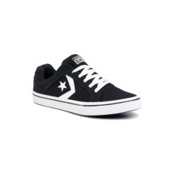 CONVERSE ALL STAR C155064 GATES. Czarne trampki męskie CONVERSE ALL STAR, bez wzorów, ze skóry ekologicznej, retro, bez zapięcia. Za 199,99 zł.