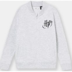 Bluza dziewczęca - Jasny szary. Szare bluzy dziewczęce Sinsay, bez wzorów, bez rękawów, bez kaptura. Za 19,99 zł.