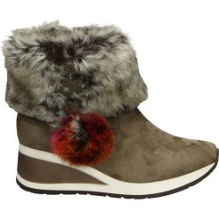 Botki - 145114 TAUPE. Szare botki damskie skórzane marki Venezia. Za 299,00 zł.
