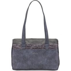 Torebki klasyczne damskie: Torebka „Khema” w kolorze granatowym – 32,5 x 22 x 10 cm