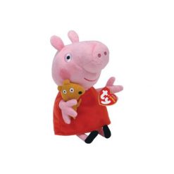 Maskotka TY INC Beanie Babies Peppa Pig - Świnka Peppa Baby 15cm 46128. Różowe przytulanki i maskotki TY INC. Za 29,99 zł.
