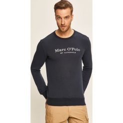 Marc O'Polo - Bluza. Białe bluzy męskie Marc O'Polo, s, z nadrukiem, z bawełny, z okrągłym kołnierzem, bez rękawów, bez kaptura. W wyprzedaży za 279,90 zł.