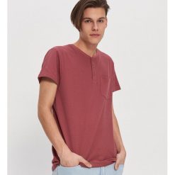 Koszulka basic z bawełny organicznej - Fioletowy. Fioletowe koszulki męskie House, s, bez wzorów, z bawełny, bez kołnierzyka, bez rękawów. Za 39,99 zł.