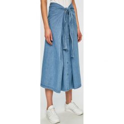 Levi's Made & Crafted - Spódnica. Niebieskie spódniczki damskie Levi's® Made & Crafted, s, bez wzorów, z bawełny, z podwyższonym stanem, maxi, rozkloszowane. Za 579,90 zł.