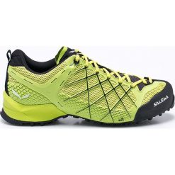 Salewa - Buty MS Wildfire. Żółte buty trekkingowe męskie marki Salewa, z materiału, na sznurówki, outdoorowe. W wyprzedaży za 499,90 zł.
