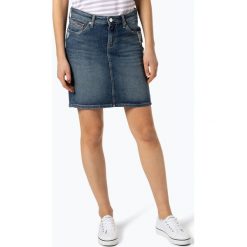 Tommy Jeans - Jeansowa spódnica damska, niebieski. Niebieskie spódniczki damskie z jeansu. Za 379,95 zł.