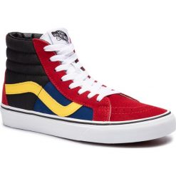 Sneakersy VANS - Sk8-Hi Reissue VN0A4BV8XKR1 (Otw Rally) Chlipepr/Trwht. Czerwone półbuty damskie Vans, ze skóry. W wyprzedaży za 299,00 zł.