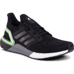 Buty adidas - Ultraboost 20 EG0707 Cblack/Ngtmet/Siggnr. Czarne buty sportowe męskie Adidas, z tworzywa sztucznego, bez zapięcia, do biegania. Za 749,00 zł.