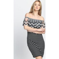Czarna Sukienka The Sun. Czarne sukienki letnie marki Born2be, l. Za 54,99 zł.