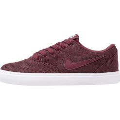 Trampki damskie slip on: Nike SB CHECK SOLAR Tenisówki i Trampki night maroon/blanc