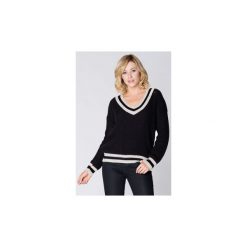 Swetry Mosali Sweter M045 Czarny. Czarne swetry klasyczne damskie marki Mosali, m, z materiału, biznesowe. Za 476,00 zł.
