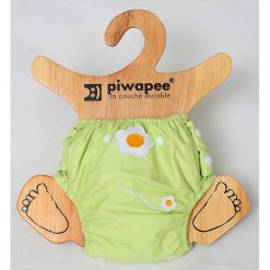 Spodnie niemowlęce: Pieluszka w kolorze jasnozielonym