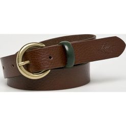 Levi's - Pasek skórzany. Żółte paski damskie Levi's®, w paski, ze skóry. Za 119,90 zł.