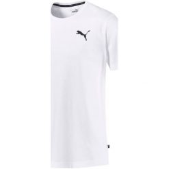 Puma Ess Small Logo Tee White Cat M. Białe koszulki sportowe męskie marki Puma, m. Za 75,00 zł.