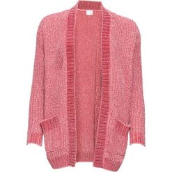 Kardigan z szenili bonprix malinowy. Czerwone kardigany damskie bonprix. Za 99,99 zł.