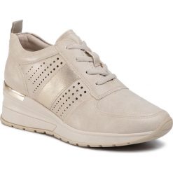 Sneakersy JENNY FAIRY - WYL2099-1 Beige. Brązowe półbuty damskie Jenny Fairy, ze skóry ekologicznej. Za 119,99 zł.