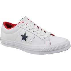Converse One Star 160555c 46 Białe. Białe buty sportowe męskie marki Converse, ze skóry. W wyprzedaży za 289,99 zł.