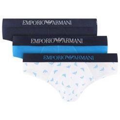 Komplet 3 par slipów Emporio Armani Underwear 111624 0P722 66135. Slipy męskie Emporio Armani Underwear, xl, bez wzorów. W wyprzedaży za 139,00 zł.