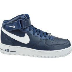 Nike Air Force 1 Mid '07 CK4370-400 buty sneakers męskie granatowe 46. Buty sportowe męskie Nike, ze skóry, na sznurówki, do koszykówki, Nike Air Force. W wyprzedaży za 469,99 zł.