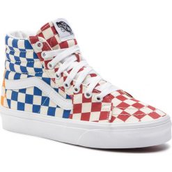 Sneakersy VANS - Sk8-Hi VN0A38GEVLV1 (Checkerboard) Multi/True. Półbuty damskie Vans, ze skóry. W wyprzedaży za 249,00 zł.
