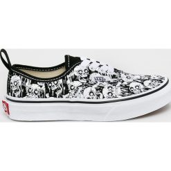 Vans - Tenisówki Authentic Elastic. Czarne trampki chłopięce Vans, bez wzorów, z gumy, na sznurówki. Za 179,90 zł.