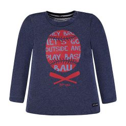 T-shirty chłopięce z długim rękawem: Koszulka w kolorze granatowym