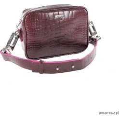 Torebka Burgundissimo Crocodile. Szare torebki klasyczne damskie marki Natec, z poliesteru. Za 420,00 zł.
