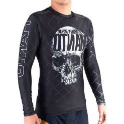 Koszulki sportowe męskie: Manto Koszulka męska Rashguard Skull czarna r. M