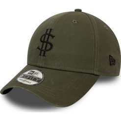 New Era - Czapka. Szare czapki męskie New Era, z aplikacjami, z bawełny. W wyprzedaży za 99,90 zł.