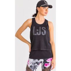TOP Liu jo sport. Czarne topy damskie Liu Jo Sport, xs, bez wzorów, z materiału, bez kołnierzyka. Za 287,10 zł.