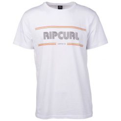 Rip Curl T-Shirt Męski Mama Strokes Ss Tee M Biały. Białe koszulki męskie Rip Curl, m, z napisami, bez kołnierzyka. Za 83,00 zł.