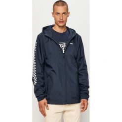 Vans - T-shirt. Niebieskie płaszcze męskie Vans, s, bez wzorów, z poliesteru, krótkie, z kapturem. W wyprzedaży za 279,90 zł.