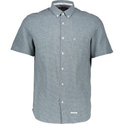 Koszula w kolorze niebiesko-zielonym. Niebieskie koszule męskie Marc O'Polo, m, w kratkę, button down, bez rękawów. W wyprzedaży za 175,95 zł.