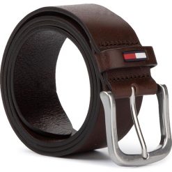 Pasek Męski TOMMY JEANS - Tjm Classic Flag Belt 3.0 AM0AM05142 OLU. Pomarańczowe paski męskie Tommy Jeans, w paski, z jeansu. Za 179,00 zł.