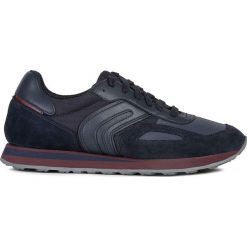 Geox - Buty. Czarne buty sportowe męskie Geox, ze skóry, na sznurówki. Za 429,90 zł.
