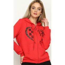Bluzy damskie: Czerwona Bluza Hero Lover