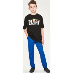 Spodnie chino - Niebieski. Niebieskie spodnie damskie Reserved, m, bez wzorów. Za 99,99 zł.