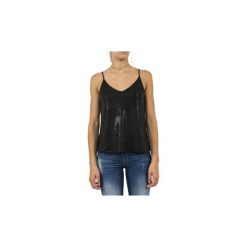 Topy na ramiączkach / T-shirty bez rękawów Only CAMISETA TIRANTES KAILEE SINGLET BOX JRS. Czarne topy damskie marki ONLY, l. Za 88,70 zł.
