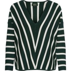 ONLY Damski sweter AYA 7/8 z dekoltem w szpic Knt Green Gables (rozmiar XS). Zielone swetry damskie ONLY, xs, bez wzorów, z materiału, bez rękawów, bez kaptura. W wyprzedaży za 94,00 zł.