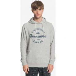 Quiksilver Bluza Szary. Szare bluzy męskie Quiksilver, l, z nadrukiem, z bawełny, bez kołnierzyka, bez rękawów, bez kaptura. Za 221,95 zł.