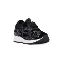 Trampki Café Noir CAFE NOIR SNEAKER VELLUTO. Czarne trampki i tenisówki damskie Café Noir. Za 381,19 zł.