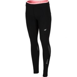 Legginsy skórzane: Legginsy treningowe damskie SPDF206 - czarny