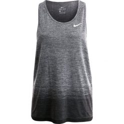 Nike Performance DRIFIT Koszulka sportowa anthracite/wolf grey/dark grey. Szare topy sportowe damskie Nike Performance, xl, z materiału. W wyprzedaży za 194,25 zł.