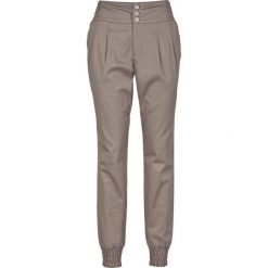 Spodnie bonprix brunatny. Szare spodnie damskie bonprix. Za 99,99 zł.