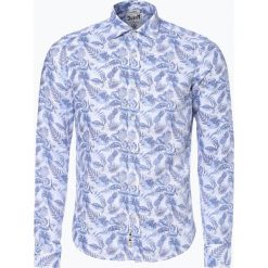 Koszule męskie: DENIM by Nils Sundström – Męska koszula z dodatkiem lnu, niebieski