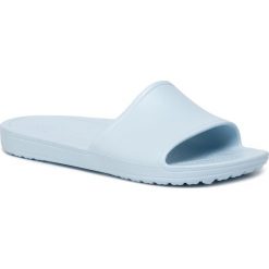 Klapki CROCS - Sloane Slide W 205742 Mineral Blue. Niebieskie klapki damskie Crocs, bez wzorów, z tworzywa sztucznego, bez obcasa. Za 99,00 zł.