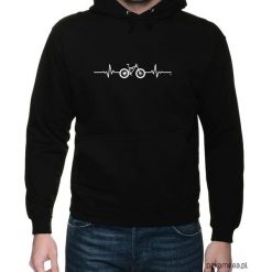 Bluza z kapt. kangur BikeTools, dwustr. nadruk. Bluzy męskie Pakamera, m, z nadrukiem, z kapturem, bez rękawów, z kapturem. Za 199,00 zł.