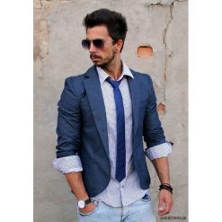 Exclusive Button Jacket NAVY JEANS marynarka gra. Niebieskie marynarki męskie marki Pakamera, s, z bawełny. Za 1249,00 zł.